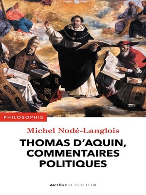cover image of Thomas d'Aquin, commentaires politiques